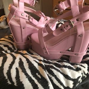 Platform Pink heels Rockstar 🌟🌟🌟🌟